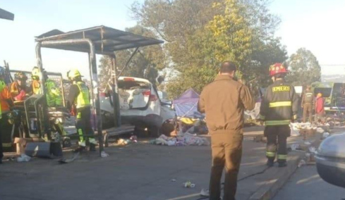 Τραγωδία στη Χιλή: Έξι νεκροί και επτά τραυματίες από αυτοκίνητο που έπεσε πάνω σε πλήθος σε λαϊκή αγορά, δείτε βίντεο 
