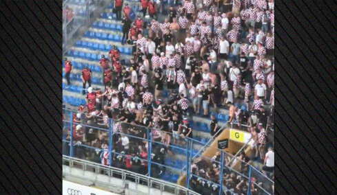 Σοβαρά επεισόδια στην Κωνσταντινούπολη: Οπαδοί της Γκόρνικ Ζάμπρζε συγκρούστηκαν με την αστυνομία, δείτε βίντεο  