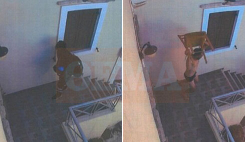 Καρέ καρέ τα κρίσιμα λεπτά πριν από το φονικό στη Σύρο, όπως τα κατέγραψε η κάμερα του σπιτιού: Η μεταμφιεσμένη 41χρονη, το μαχαίρι και η καταδίωξη στα σκαλιά