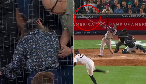 Μπαστούνι παίκτη των Yankees εκτοξεύτηκε στις εξέδρες και τραυμάτισε φίλαθλο στο κεφάλι, δείτε βίντεο
