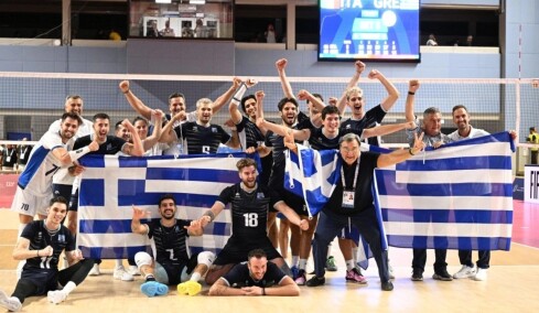 Ιταλία – Ελλάδα 2-3: Στον τελικό των Μεσογειακών η Εθνική των ανδρών στο βόλεϊ