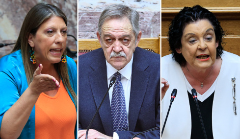 Χάος στη Βουλή στην ψηφοφορία για Ακρίτα: «Είστε τραμπούκος» είπε η Ζωή στον Κουκουλόπουλο, «άντε από εκεί» φώναζε η Κανέλλη