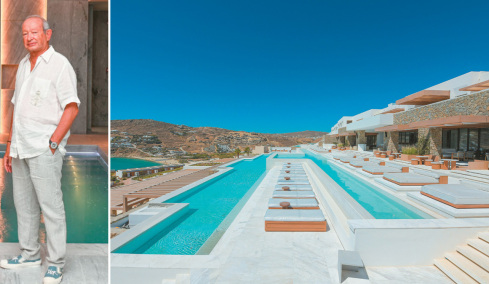 «Μετά το εξάστερο resort στη Μύκονο έρχονται κι άλλα project», λέει ο Αιγύπτιος επιχειρηματίας Ναγκίμπ Σαουίρις για την επένδυση των €100 εκατ.