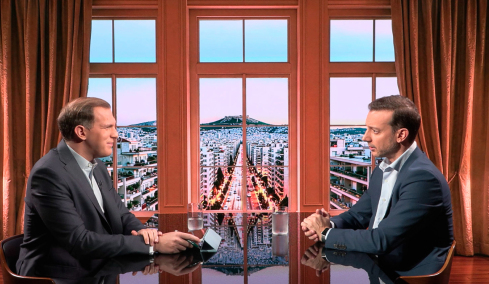 Ο πρόεδρος του ΕΟΦ, Σπύρος Σαπουνάς, στο Direct