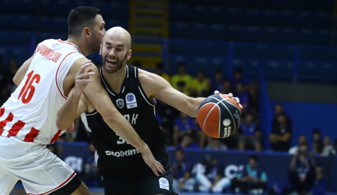 Ολυμπιακός - ΠΑΟΚ 94-89 (Δ' περίοδος): Θρίλερ στο Περιστέρι, live ο τελικός του Stoiximan Super Cup 