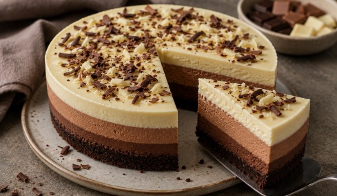 3 cheesecakes φουλ στη σοκολάτα, με ION Nucrema και ΙΟΝ Κουβερτούρα, που δύσκολα μοιράζεσαι