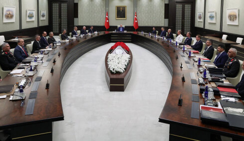 Χωρίς αναφορές στην Ελλάδα ή το νομοσχέδιο της «Γαλάζιας Πατρίδας» η συνεδρίαση του Συμβουλίου Εθνικής Ασφάλειας της Τουρκίας