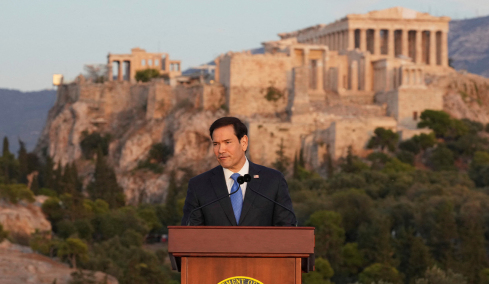 Μάρκο Ρούμπιο από την Πνύκα: Η Ελλάδα υπόδειγμα συμμάχου, οι αναφορές στην Αθηναϊκή Δημοκρατία, σε Πλάτωνα και Αριστοτέλη