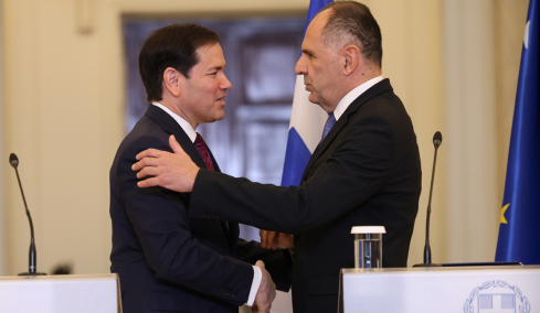 Γεραπετρίτης: Τα F-35 αναδεικνύουν τη σταθερή αμυντική σχέση μας - Ρούμπιο: Σπουδαίος σύμμαχος η Ελλάδα, απόλυτη αφοσίωση στην ενεργειακή συνεργασία των δυο χωρών

