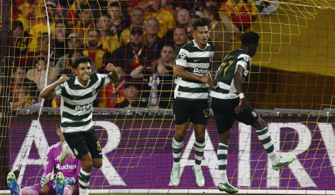 Champions League: Η Σπόρτινγκ 2-0 την Λανς στη Γαλλία, η Σαμπάχ 2-0 τη Σλάγια Πράγας, δείτε τα γκολ