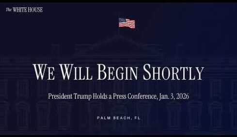 President Trump Holds a Press Conference, Jan. 3, 2026
