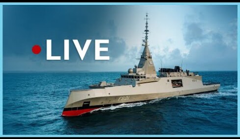 Tελετή υποδοχής της πρώτης φρεγάτας Belharra «ΚΙΜΩΝ»