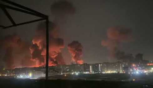 Tehran – Reported attack on Mehrabad Airport, early morning of March 7, 2026 #iranstrike #r2pforiran