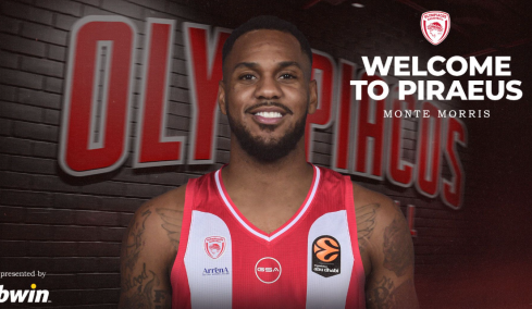 Στην Ελλάδα για τον Ολυμπιακό ο Μόντε Μόρις
