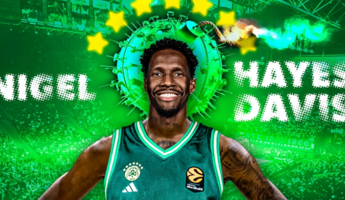 Στην Αθήνα ο Νάιτζελ Χέιζ-Ντέιβις και... φορτσάρει για το Final 8 του Κυπέλλου Ελλάδας