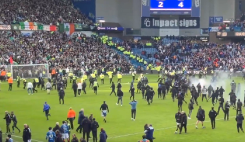 Σοβαρά επεισόδια στο Ρέιντζερς-Σέλτικ: «Ντου» κουκουλοφόρων μετά το θρίλερ των πέναλτι, βίντεο
