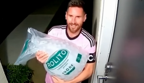 «Άνοιξε ο πάγος λιώνει»: Η ατάκα του Λιονέλ Μέσι στο video clip της Tini, βίντεο 