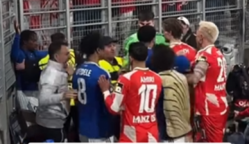 Χάος στο Στρασβούργο-Μάιντς: Ο Γκόντο πανηγύρισε μπροστά στους Γερμανούς οπαδούς και οι αντίπαλοι του επιτέθηκαν, βίντεο 