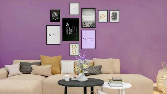 Ένας τοίχος, ένα κλικ, και το σπίτι ξαναγεννιέται  χρωματικά