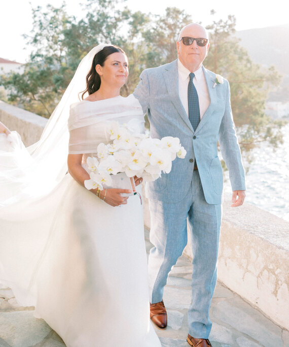 Γιώργος Εμπειρίκος και Jaclyn Vernet: Jet set γάμος στην Άνδρο