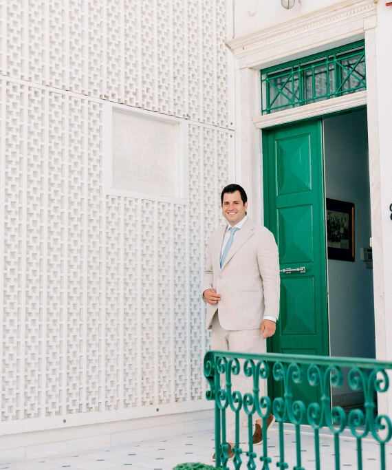 Γιώργος Εμπειρίκος και Jaclyn Vernet: Jet set γάμος στην Άνδρο