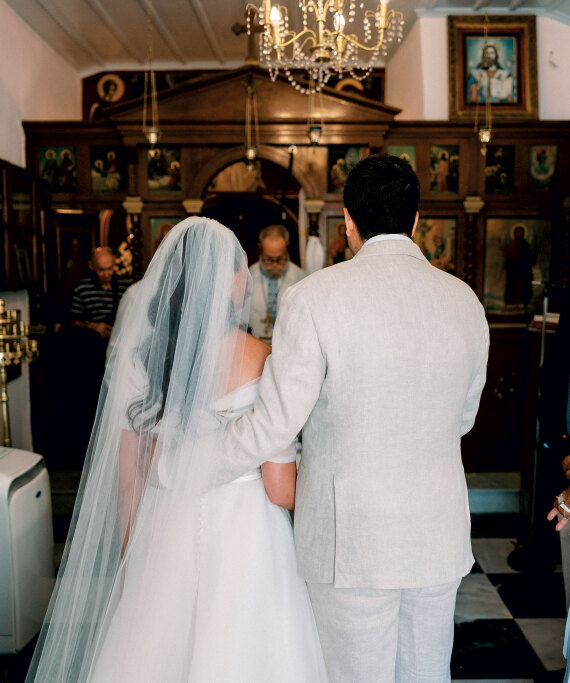 Γιώργος Εμπειρίκος και Jaclyn Vernet: Jet set γάμος στην Άνδρο