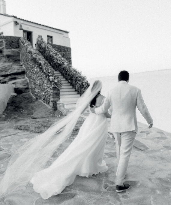 Γιώργος Εμπειρίκος και Jaclyn Vernet: Jet set γάμος στην Άνδρο