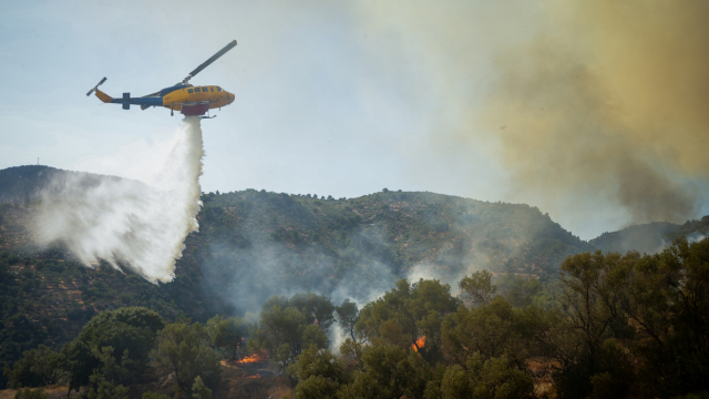 Χωρίς ενεργό μέτωπο η φωτιά στα Κόμαρα Έβρου