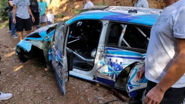 ΕΚΟ Ράλλυ Ακρόπολις: Σκληρό ατύχημα για Ελληνικό πλήρωμα (video)