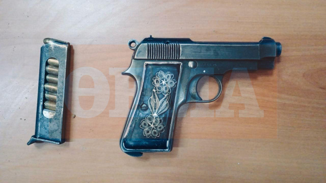Αυτό είναι το πιστόλι που βρέθηκε θαμμένο στο προαύλιο της 5ης πτέρυγας των φυλακών Κορυδαλλού