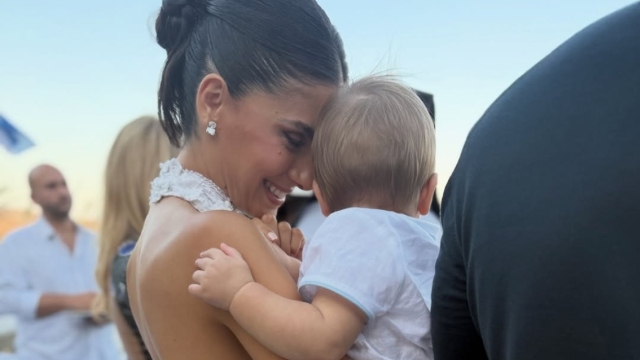 Οι φωτογραφίες της Αλεξάνδρας Νίκα με τον γιο της από την Κυριακή του Πάσχα