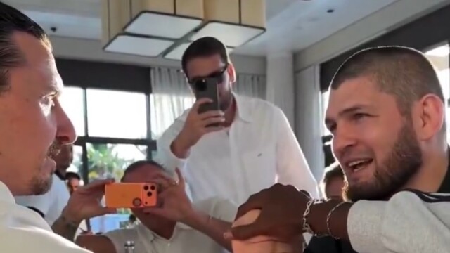 Συνάντηση κορυφής: Φοβερό μπρα ντε φερ του Ζλάταν με τον Χαμπίμπ με διαιτητή τον Πογκπά, δείτε βίντεο 