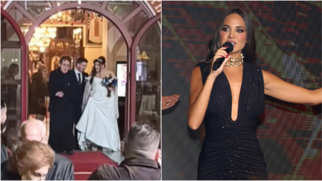 Ζευγάρι παντρεύτηκε στο Περιστέρι και δίπλα στην εκκλησία είχε συναυλία η Ρία Ελληνίδου, δείτε βίντεο
