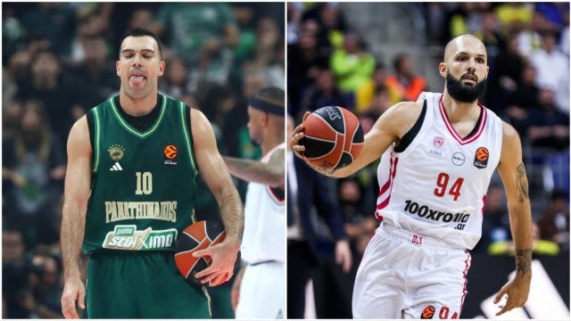 Euroleague: Ήττες για Παναθηναϊκό και Ολυμπιακό που υποχώρησαν στη βαθμολογία, στην κορυφή Χαποέλ και Βαλένθια 