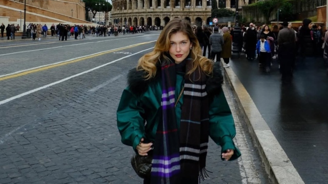 Η Κλέλια Ανδριολάτου ταξίδεψε στη Ρώμη, δείτε φωτογραφίες