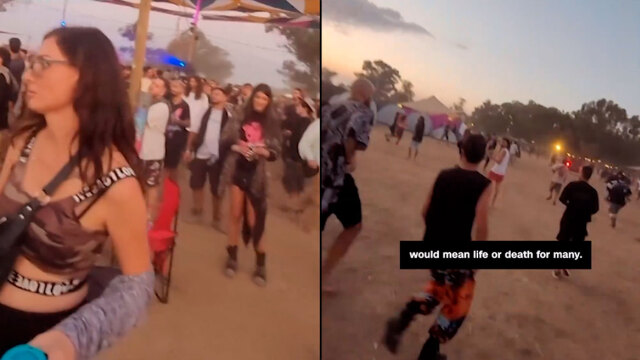 Συγκλονιστικό βίντεο από το μουσικό φεστιβάλ στο Ισραήλ - Καρέ-καρέ οι εφιαλτικές στιγμές που έζησαν χιλιάδες νέοι