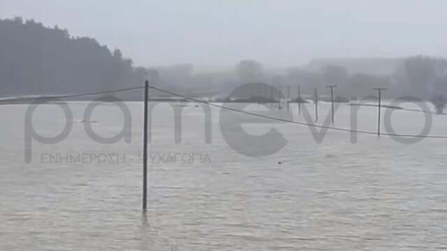 Κακοκαιρία στον Έβρο: «Πνίγεται» το Σουφλί, κλειστός ο δρόμος προς τη Δαδιά