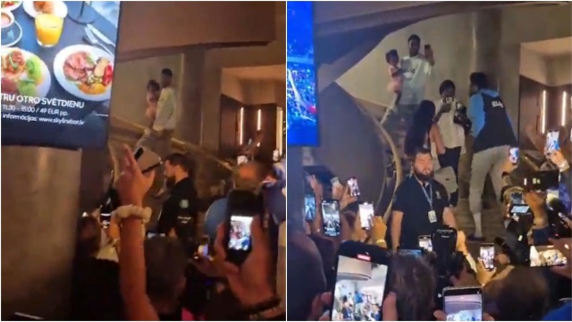 Στιγμές χαράς στο ξενοδοχείο για τον Γιάννη και την οικογένειά του - Βίντεο
