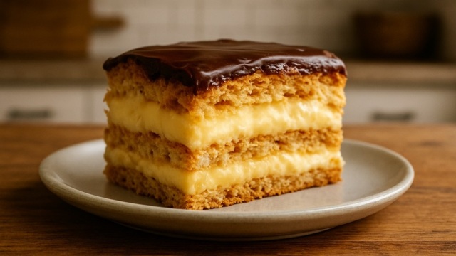 Το εύκολο γλυκό ψυγείου με τη γεύση των εκλέρ, χωρίς το μπελαλίδικο ψήσιμο