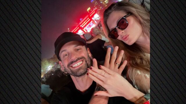 Η Αμαλία Κωστοπούλου και ο σύζυγός της, Τζέικ Μέντγουελ έδειξαν τη βέρα του γάμου τους