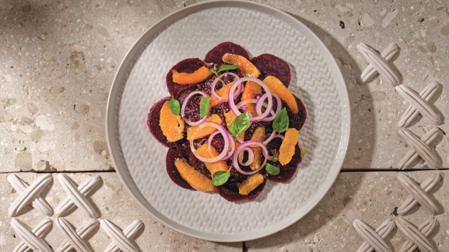 Πορτοκαλοσαλάτα με παντζάρια
