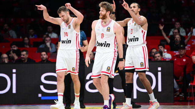 Ολυμπιακός - ΑΕΚ  100-93: Μόνος πρώτος με νέα κατοστάρα, βίντεο 