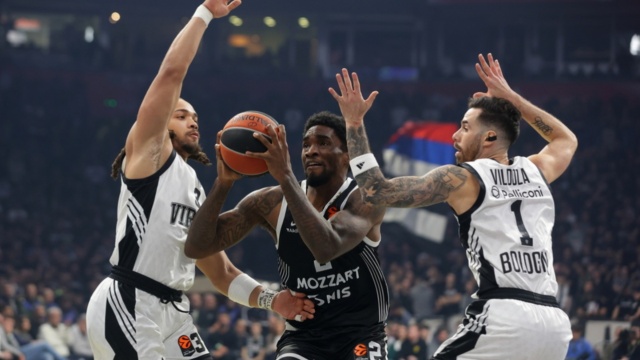 Euroleague: Διπλό η Βίρτους στο Βελιγράδι, δεύτερη σερί ήττα της Μονακό, νίκες για Βιλερμπάν και Εφές 