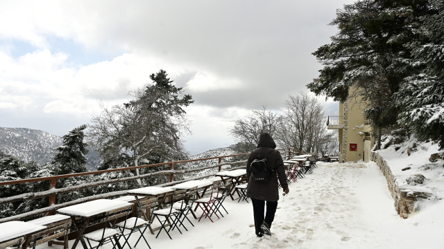Με παγωνιά μπήκε το 2026, στους -14,6 ο υδράργυρος στo Σέλι
