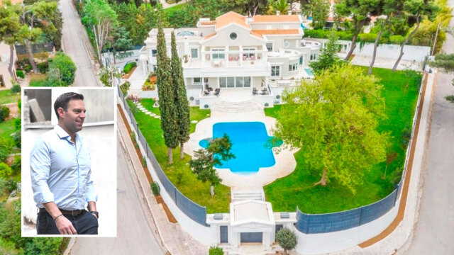 Στέφανος Κασσελάκης: Το πατρικό «κόσμημα» της Εκάλης νοικιάζεται προς 20.000 ευρώ το μήνα
