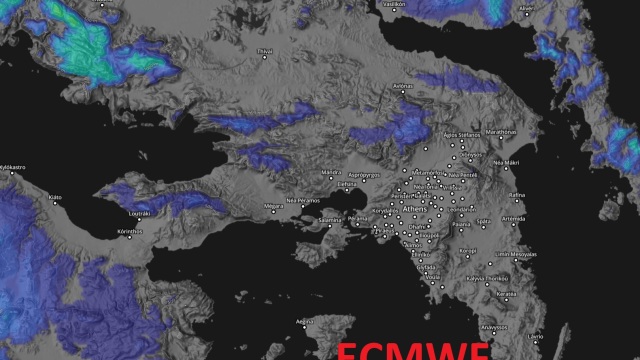Καλλιάνος: Δεν είναι ξεκάθαρο ότι θα χιονίσει στην Αττική, δείτε χάρτες από 4 προγνωστικά μοντέλα
