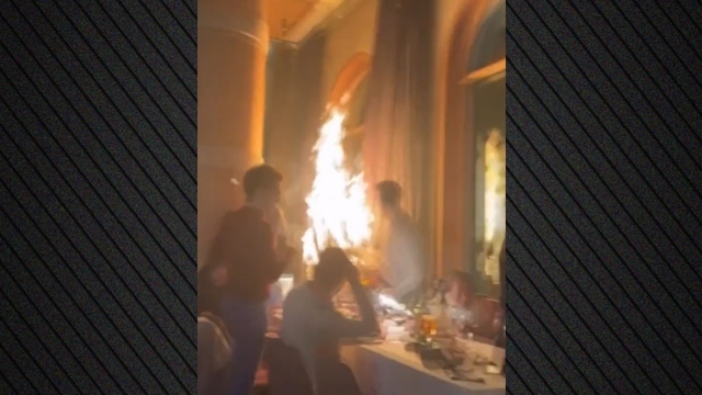 Φωτιά σε εστιατόριο της Μαδρίτης από πυροτεχνήματα εσωτερικού χώρου