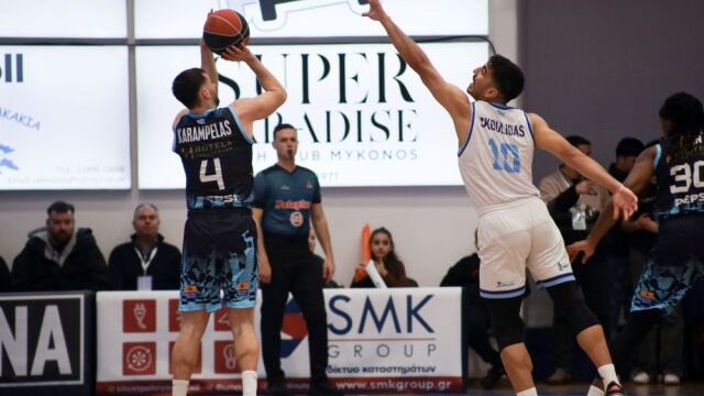 Ανάσα για Κολοσσό που πέρασε με το θριαμβευτικό 84-67 από τη Μύκονο, δείτε βίντεο