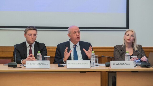 Θεοδωρόπουλος: Εθνικός στόχος η ισχυρή ανάκαμψη της παραγωγικότητας