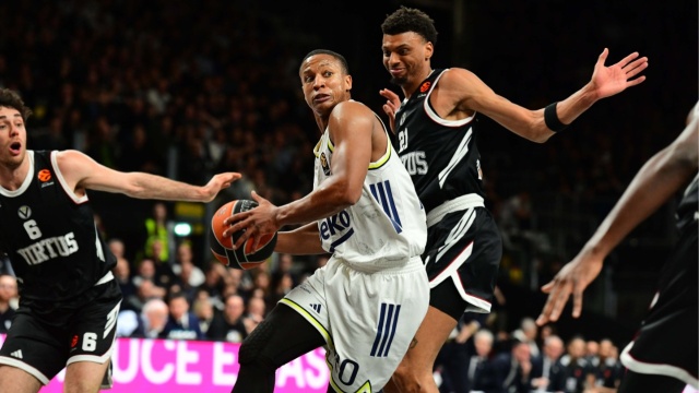 Euroleague: «Σκαρφάλωσε» στη 2η θέση η Φενερμπαχτσέ, 85-80 την Βίρτους στη Μπολόνια 